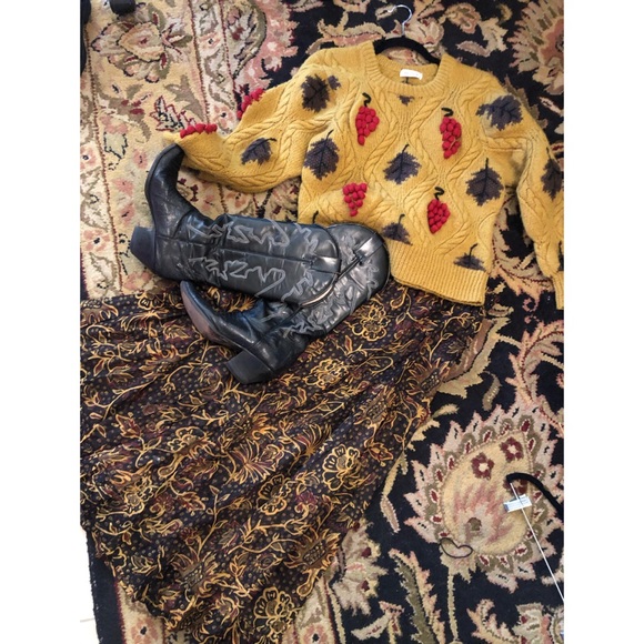 no tag Dresses & Skirts - Vintage printed skirt